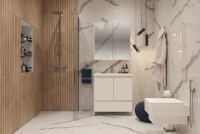 Мебель для ванной комнаты Velvex Klaufs 80.2D.1Y белая, напольная