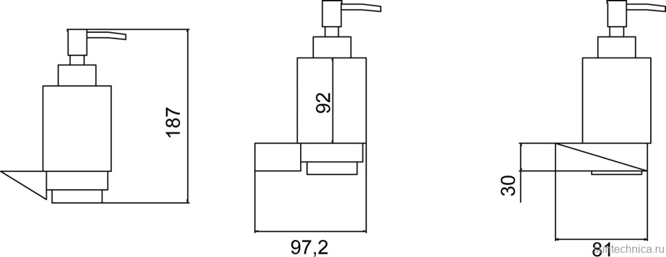Набор Стакан Boheme New Venturo 10314-G-B + Дозатор 10317-G-B