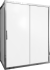 Душевой уголок STWORKI Эстерсунд 160x80 см профиль хром глянец, стекло матовое