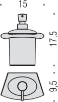 Набор Стакан Colombo Design Land B2841.000 + Дозатор B9318.000