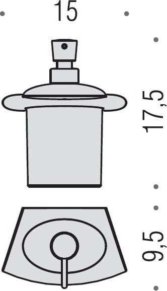 Набор Стакан Colombo Design Land B2841.000 + Дозатор B9318.000