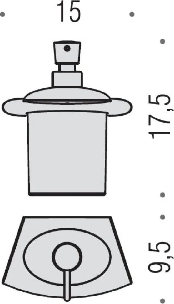 Набор Стакан Colombo Design Land B2841.000 + Дозатор B9318.000