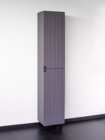 Шкаф-пенал для ванной Comforty Лима 35Н антрацит