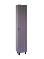 Шкаф-пенал для ванной Comforty Лима 35Н антрацит