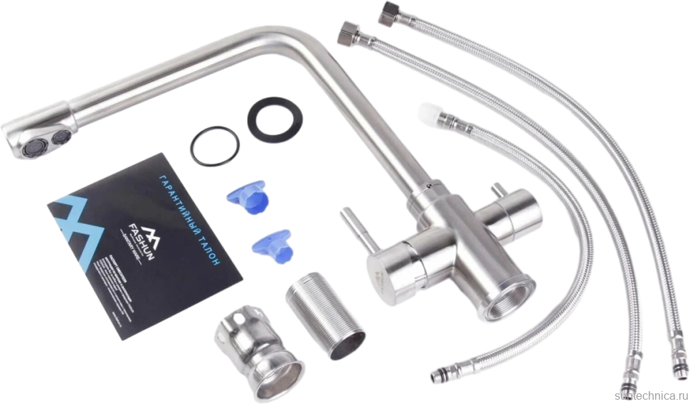 Смеситель для кухни Fashun A54309 сатин