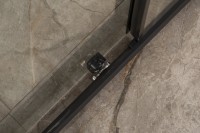 Душевой уголок Orange E23 12090TB стекло прозрачное, профиль черный