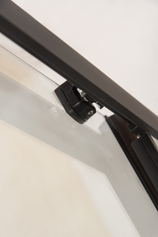 Душевой уголок Orange E23 12090TB стекло прозрачное, профиль черный