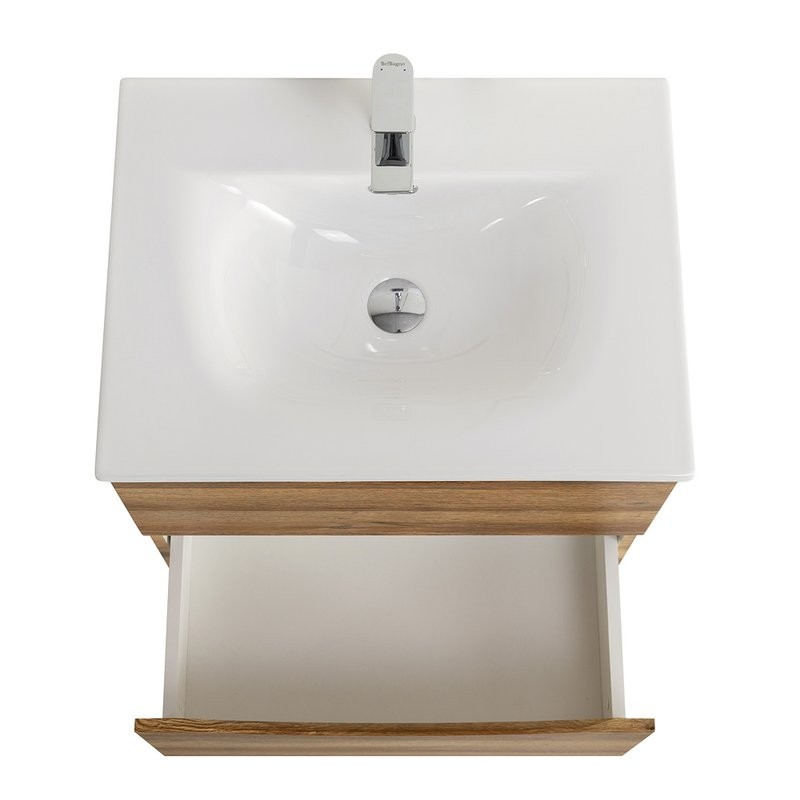 Тумба с раковиной BelBagno Marino-cer-n 70 подвесная, rovere rustico