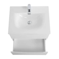 Тумба с раковиной BelBagno Marino-cer-n 60 подвесная, bianco opaco