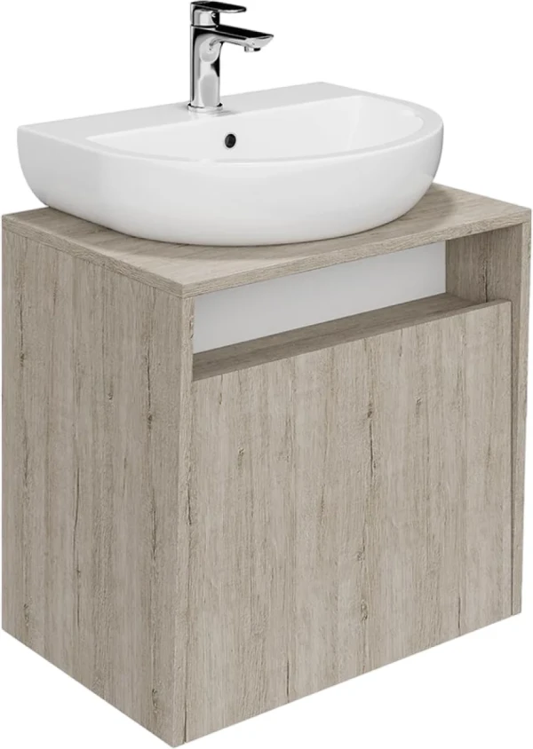 Тумба под раковину KERAMA MARAZZI Pro 60 подвесная, дуб орегон