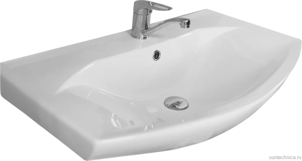 Тумба с раковиной AQUATON Ария Н 80 белая