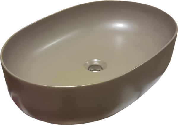 Накладная раковина Kerasan Nolita 60х40 см, коричневый орех матовый
