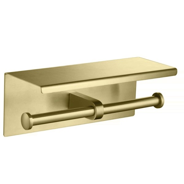 Держатель для туалетной бумаги AQUATEK Оберон AQ4909BG шлифованное золото