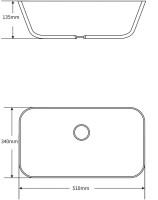 Накладная раковина SantiLine SL-1049