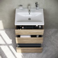 Тумба под раковину без столешницы AM.PM Gem S 60 светлый дуб