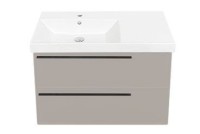 Тумба под раковину La Fenice ELBA Twin Cappuccino бежевая матовая 90 см