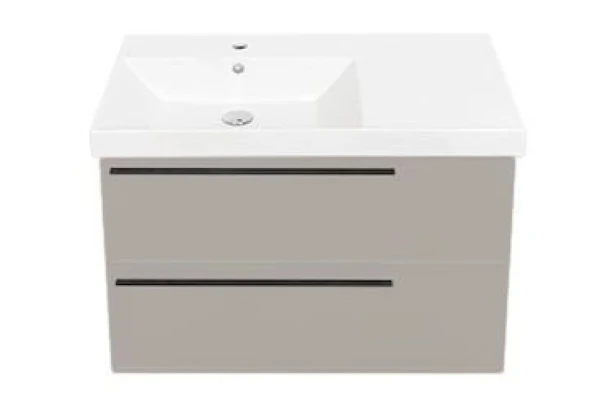 Тумба под раковину La Fenice ELBA Twin Cappuccino бежевая матовая 90 см