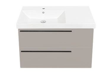 Тумба под раковину La Fenice ELBA Twin Cappuccino бежевая матовая 90 см