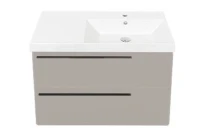 Тумба под раковину La Fenice ELBA Twin Cappuccino бежевая матовая 90 см