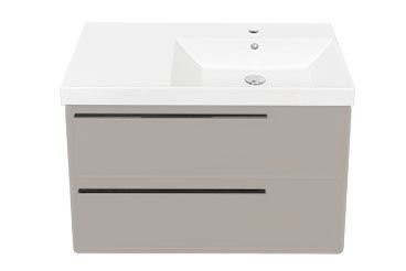 Тумба под раковину La Fenice ELBA Twin Cappuccino бежевая матовая 90 см