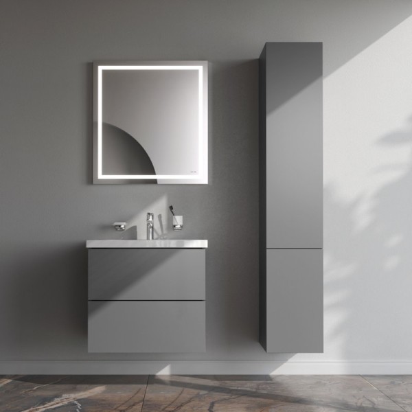 Мебель для ванной комнаты AM.PM Gem 60 графит матовый, подвесная