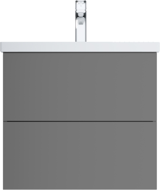 Мебель для ванной комнаты AM.PM Gem 60 графит матовый, подвесная