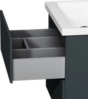 Мебель для ванной комнаты AM.PM Gem 60 графит матовый, подвесная