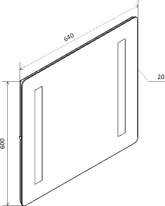 Мебель для ванной комнаты AM.PM Gem 60 графит матовый, подвесная