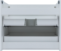 Тумба под раковину без столешницы Aquanet Нота new 75 подвесная, белая глянцевая