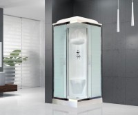 Душевая кабина Royal Bath HP RB90HP6-WC-CH с низким поддоном, с сиденьем