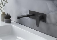 Смеситель для раковины AQUATEK Оберон AQ1213MB С ВНУТРЕННЕЙ ЧАСТЬЮ, матовый черный