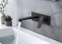 Смеситель для раковины AQUATEK Оберон AQ1213MB С ВНУТРЕННЕЙ ЧАСТЬЮ, матовый черный
