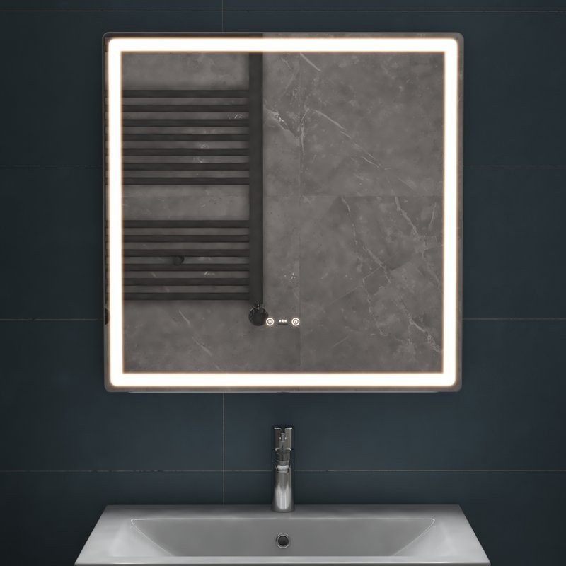 Зеркало Vigo Geometry Step 70 с подсветкой и антизапотевателем