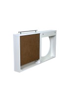 Тумба под раковину со столешницей Alavann Cosmetic 95 R/L глянцевая белая