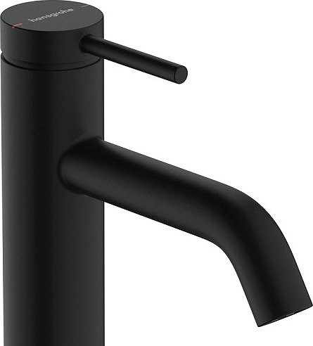 Смеситель для раковины Hansgrohe Tecturis S 110 73311670 матовый черный