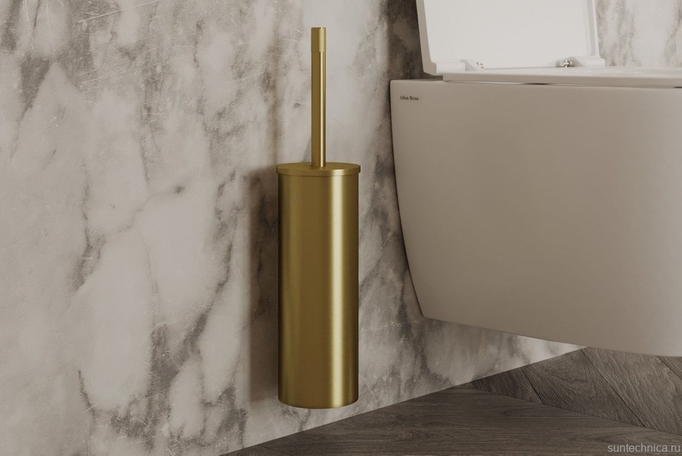 Ершик для унитаза Allen Brau Priority 6.31A09-GB брашированное золото