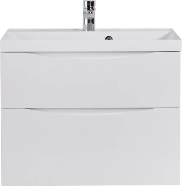 Тумба с раковиной BelBagno Marino H60 bianco lucido, 80 см