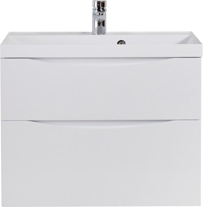 Тумба с раковиной BelBagno Marino H60 bianco lucido, 80 см