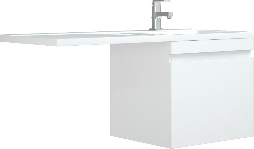 Тумба с раковиной Corozo Альтаир 120, подвесная, под стиральную машину R