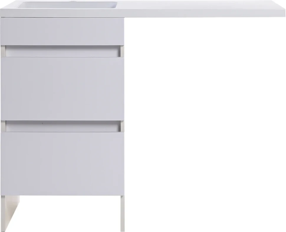 Мебель для ванной комнаты Orange Sistema 110 L с ящиками, под стиральную машину