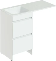 Мебель для ванной комнаты Orange Sistema 110 L с ящиками, под стиральную машину