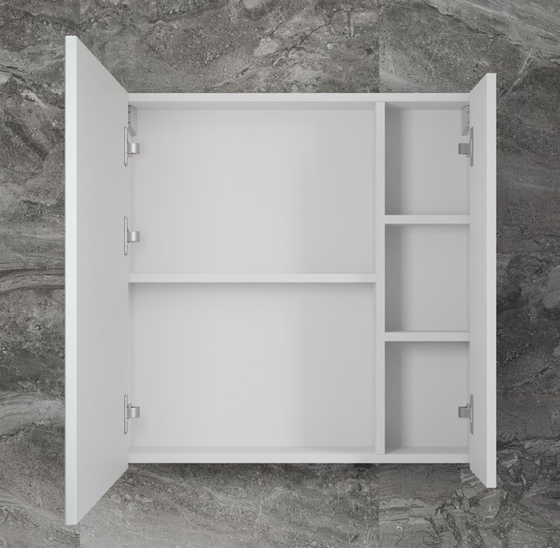 Мебель для ванной комнаты Style Line Стокгольм 70 подвесная, белый рифленый софт