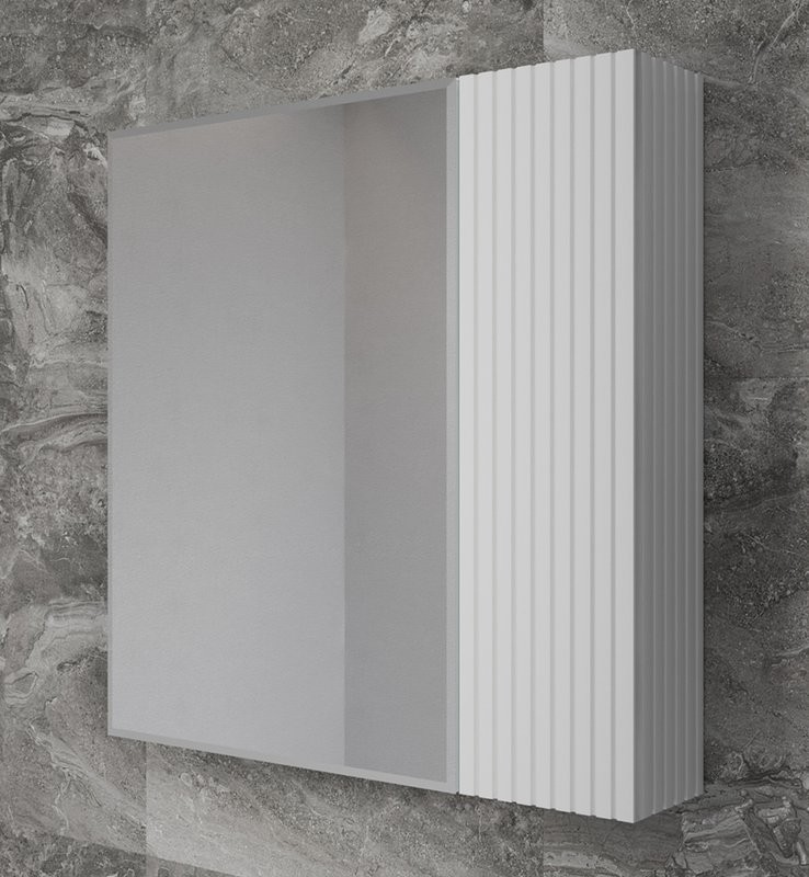 Мебель для ванной комнаты Style Line Стокгольм 70 подвесная, белый рифленый софт