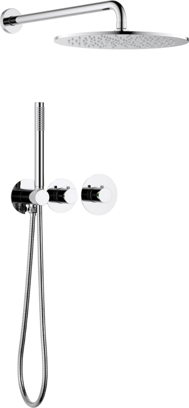 Душевой комплект Timo Saona SX-2359/00SM С ВНУТРЕННЕЙ ЧАСТЬЮ, с термостатом, хром