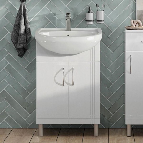 Тумба с раковиной SanStar Вольга 50 раковина Уют