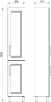 Шкаф-пенал для ванной ASB-Mebel София 40 Шкаф-пенал для ванной ASB-Mebel София 40