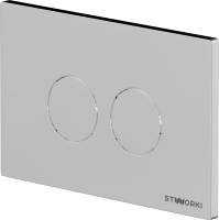 Комплект Унитаз подвесной STWORKI Молде 7551N003-7700 безободковый + Крышка 801-003-019 с микролифтом + Инсталляция + Кнопка Хельсинки 500472 хром глянцевая