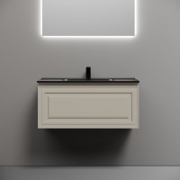 Мебель для ванной комнаты Sancos Very 90 beige soft, раковина CN7002MB