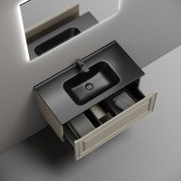 Мебель для ванной комнаты Sancos Very 90 beige soft, раковина CN7002MB