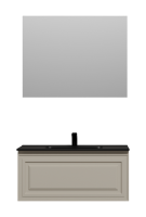 Мебель для ванной комнаты Sancos Very 90 beige soft, раковина CN7002MB